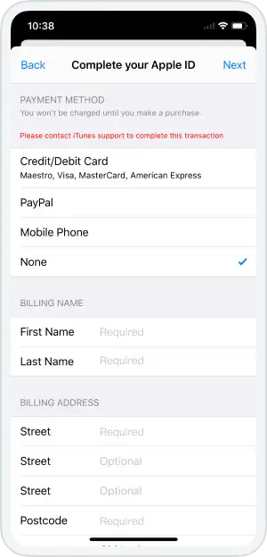 iOS App Store download step 3b